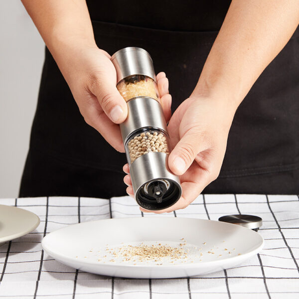 BS5113J-Double-headed manual salt and pepper grinder