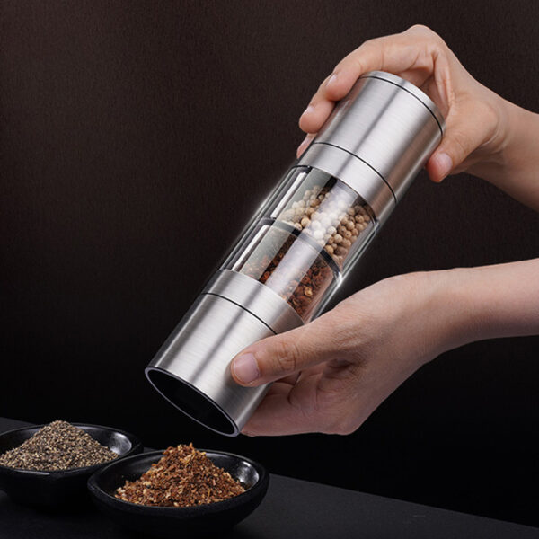 BS5127J-Double-headed manual portable coffee grinder