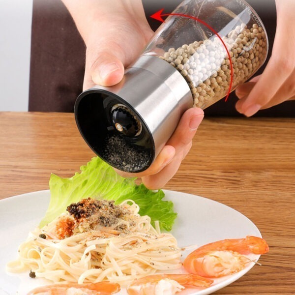 BS0775J-Salt and pepper grinder set stainless steel - Image 2