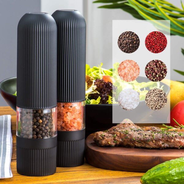 BS0779J-Automatic salt and pepper grinder set