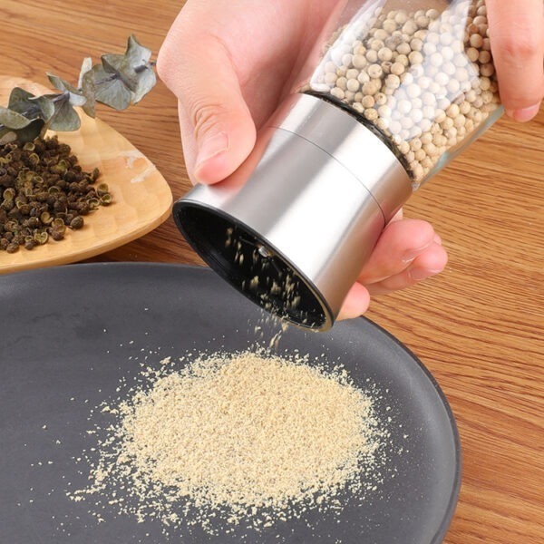 BS0775J-Salt and pepper grinder set stainless steel - Image 3