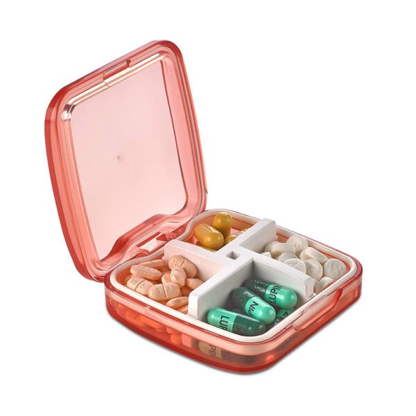 BS0660J-Daily 4-Compartment Pill Organizer