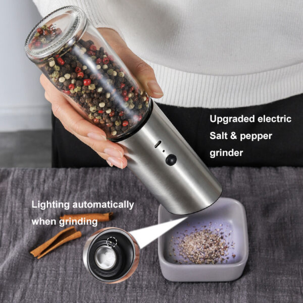 BS5120J-Electric gravity salt and pepper grinder (USB)