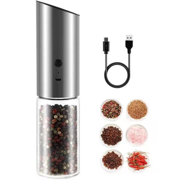 BS5120J-Electric gravity salt and pepper grinder (USB) - Image 2