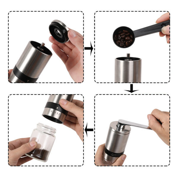 BS5119J-Manual coffee grinder (Stainless steel ) - Image 5