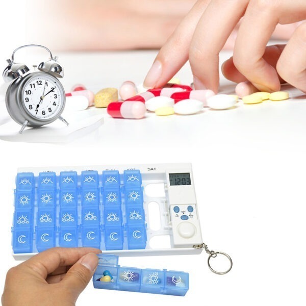 0113001-Wholesale Intelligent Electronic Pill Box for Elderly Reminder Timing Pill Boxes - Image 7