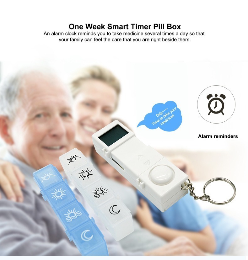 pill box with alarm reminder