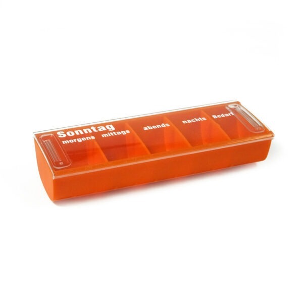 BS0399J-Factory Direct Sale 4 Compartments Plastic Pill Box Cheap One Day Pill Box Hot Sale Portable Pill Box