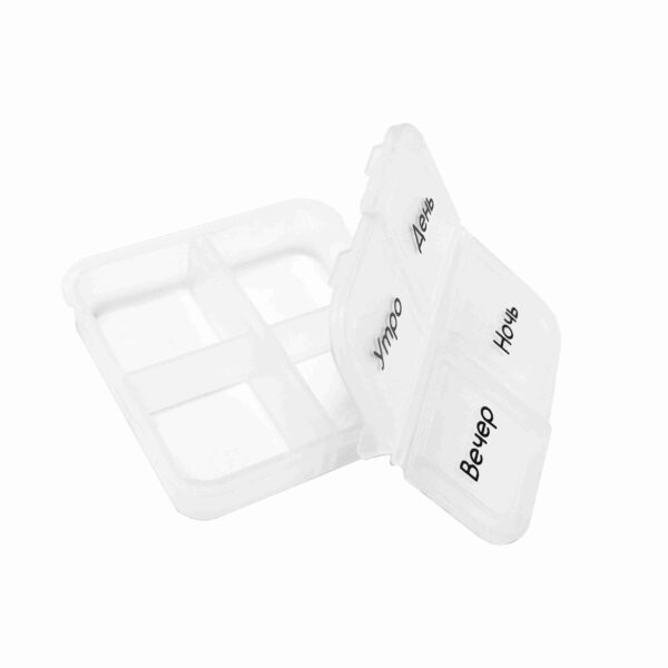 BS0162J-Wholesale 4 Compartment Plastic Small Pill Box Daily Portable Pill Boxes - Image 5