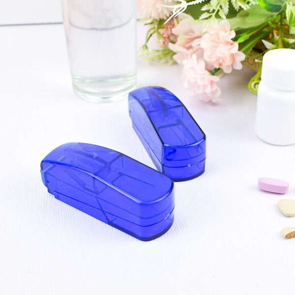 BS0339J-Factory Wholesale Cheap Pill Cursher High Quality Transparent Promotional Pill Cutter - Image 5