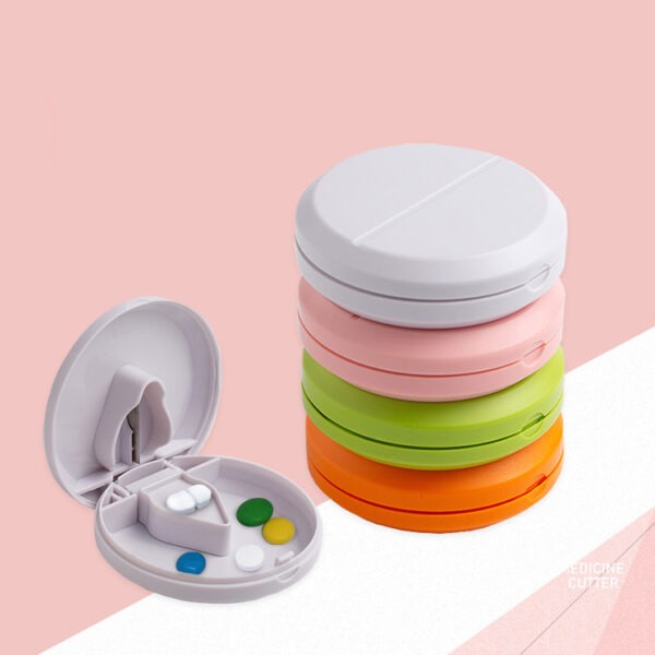 BS0295J-Promotional Plastic Tablet Cutter Medicine Cutter Portable Pill Cutter