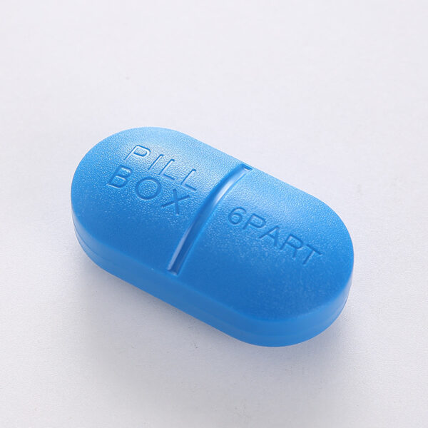 BS0305J-Most Popular Pocket Pill Case Capsule Type Child Proof Pill Box 6 Cases Pill Box - Image 7