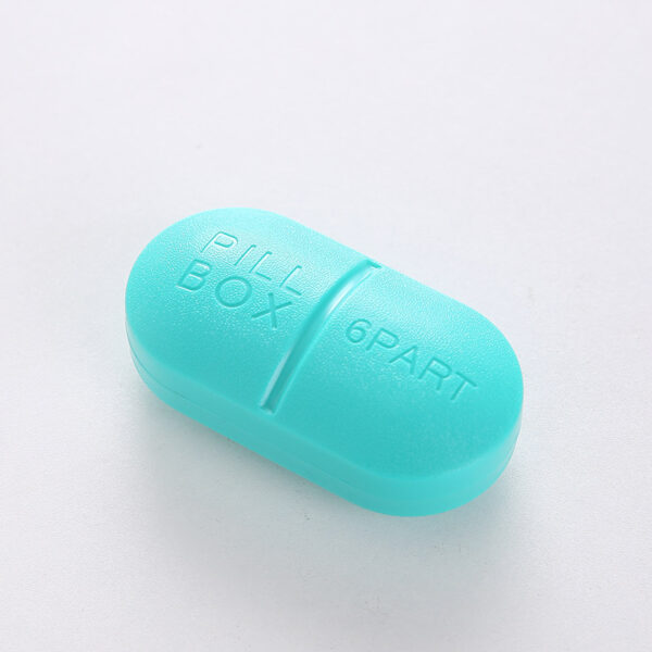 BS0305J-Most Popular Pocket Pill Case Capsule Type Child Proof Pill Box 6 Cases Pill Box - Image 8