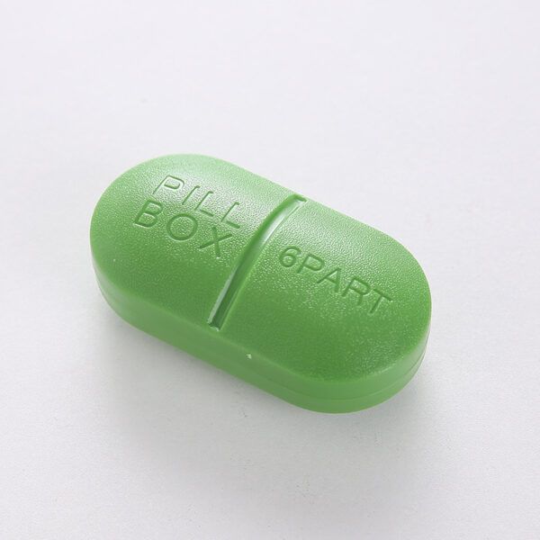 BS0305J-Most Popular Pocket Pill Case Capsule Type Child Proof Pill Box 6 Cases Pill Box - Image 9