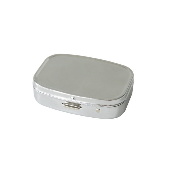 BS0459J-Wholesale Travel Souvenir Metal Pocket Pill Box Mini Portable Aluminium Alloy Pill Case with Mirror - Image 7