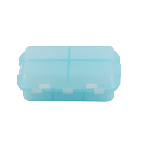 BS0172J-Wholesale Plastic 10 Compartment Flip Top Pill Box - Image 2