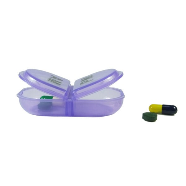 BS0115J-Wholesale 2 Compartment Am Pm Pill Box Plastic Small Pill Boxes - Image 4