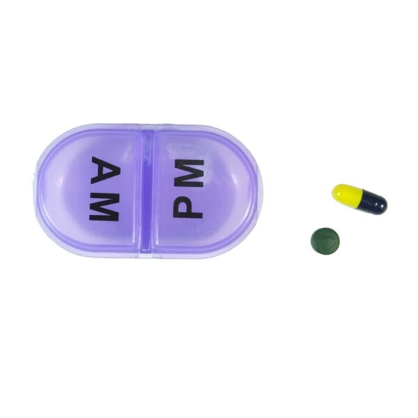 BS0115J-Wholesale 2 Compartment Am Pm Pill Box Plastic Small Pill Boxes - Image 5