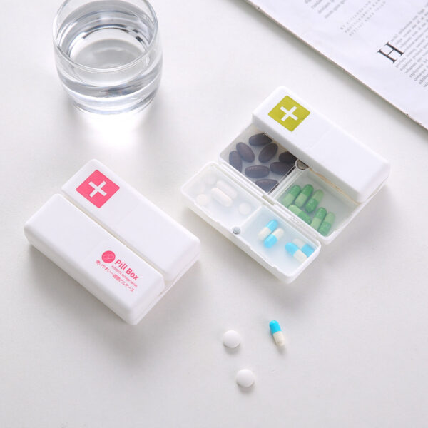 BS0248J-Plastic Magnetic Pill Boxes Promotional Weekly Magnet Pill Boxes - Image 2