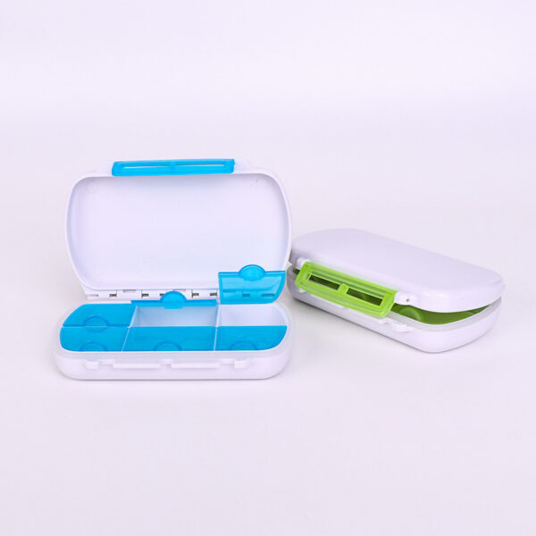 BS0260J-Wholesale Portable Pill Boxes Moisture-Proof 6-Compartment Plastic Pill Boxes - Image 5