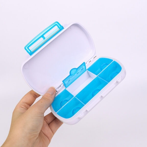 BS0260J-Wholesale Portable Pill Boxes Moisture-Proof 6-Compartment Plastic Pill Boxes - Image 6