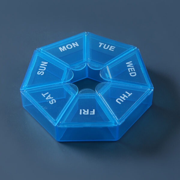 BS0298J-Wholesale 7-Compartment Weekly Heptagonal Pill Box - Image 6