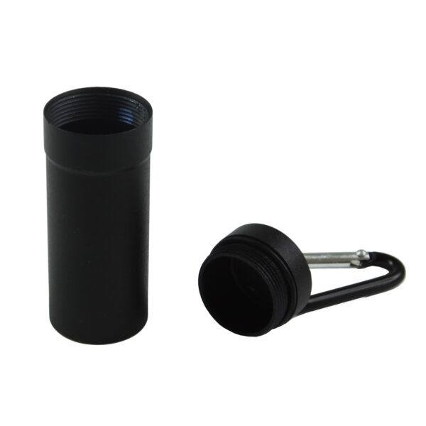 BS0338J-Mini Portable Key Holder Pill Box Keychain Waterproof Aluminum Pill Case - Image 4