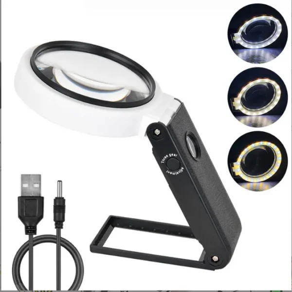 BS0504G-Magnifying Glass with LED (L)