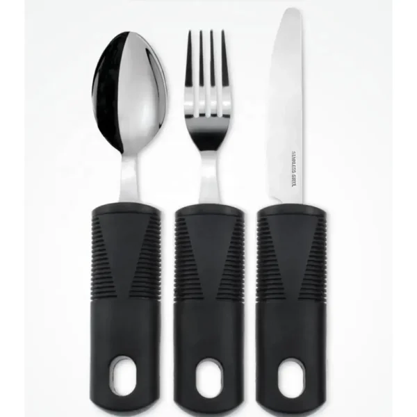 BS0735J-Easy Grip 4pcs Cutlery Set for Elderly - Image 4