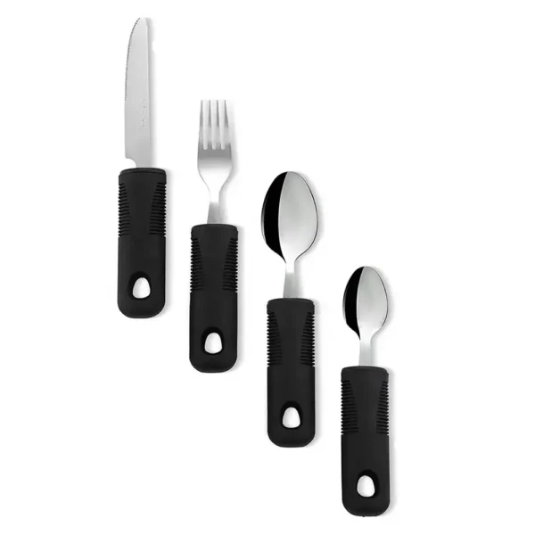 BS0735J-Easy Grip 4pcs Cutlery Set for Elderly - Image 5