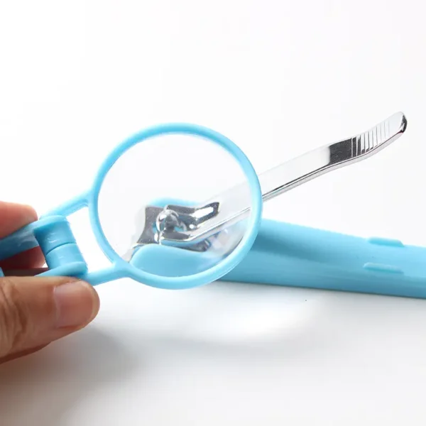 BS0847G-Nail Clippers With Magnifying Glass and Zoom Light - Image 5