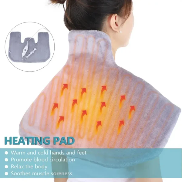 BS0838G-Neck & Shoulder Heating Pad - Image 3