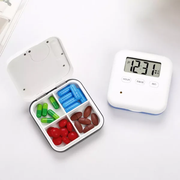 0113004-Pill Timer in 4 Compartments