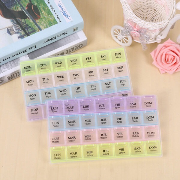 BS0111J-Weekly Pill Organizer 4 Times A Day - Image 2