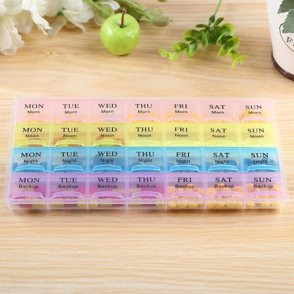 BS0111J-Weekly Pill Organizer 4 Times A Day - Image 5