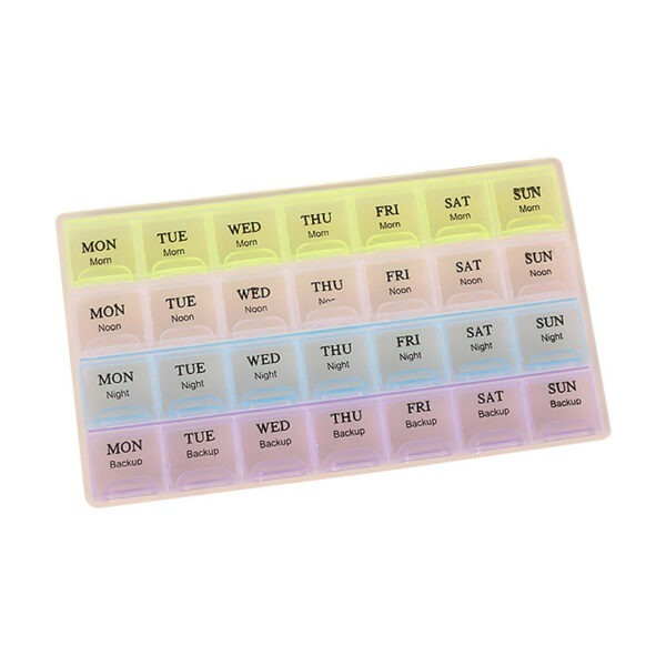 BS0111J-Weekly Pill Organizer 4 Times A Day