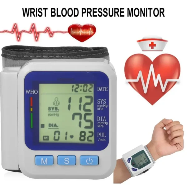 BS1221G- Automatic Mini Wrist Blood Pressure Monitor