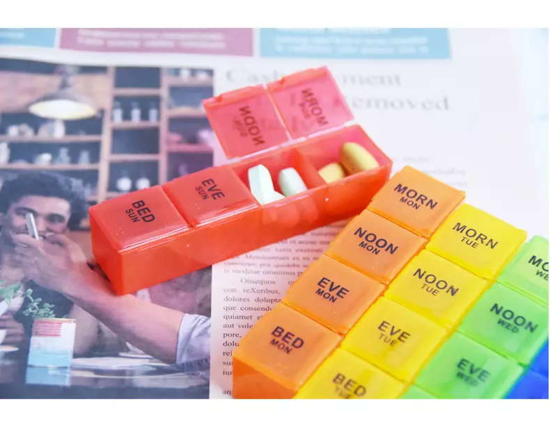 how to sort pills to notebook pill box