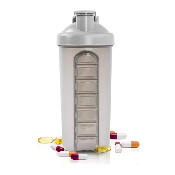 BS0396J-Pill Box Water Bottle 600ML - Image 6