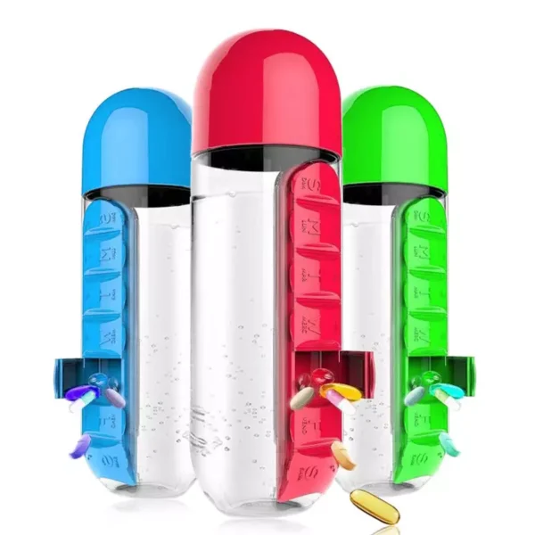 BS0393J-Pill Box Water Bottle 500ml - Image 11