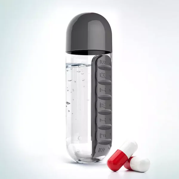 BS0393J-Pill Box Water Bottle 500ml - Image 4