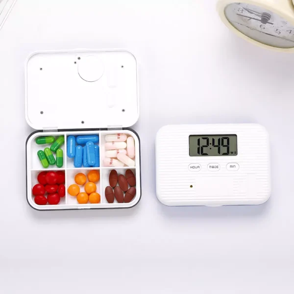 0113003-Pill Timer in 6 Compartments - Image 2