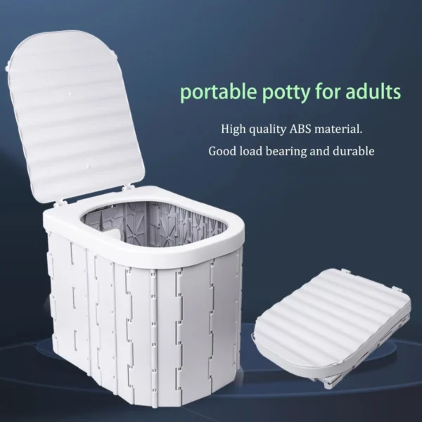 BS0886G-Portable Folding Toilet with Lid