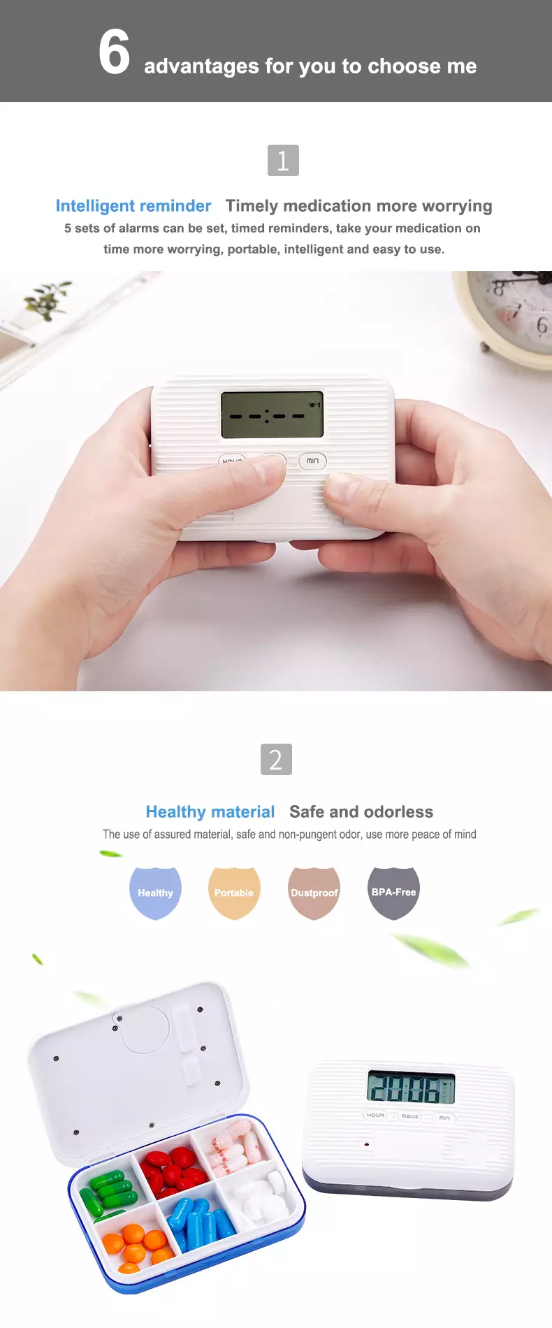 advantages of smart pill timer