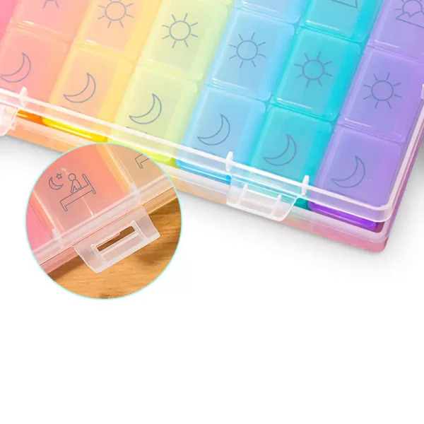 BS0557J-Weekly Pill Box 21 Grids - Image 5