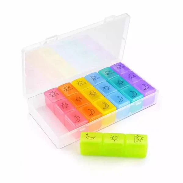 BS0557J-Weekly Pill Box 21 Grids