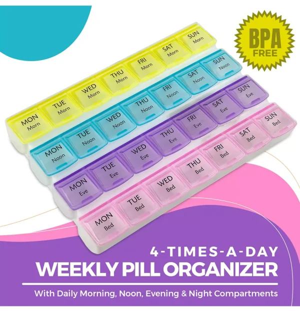 BS0108J-Weekly Pill Box 28 Doses - Image 3