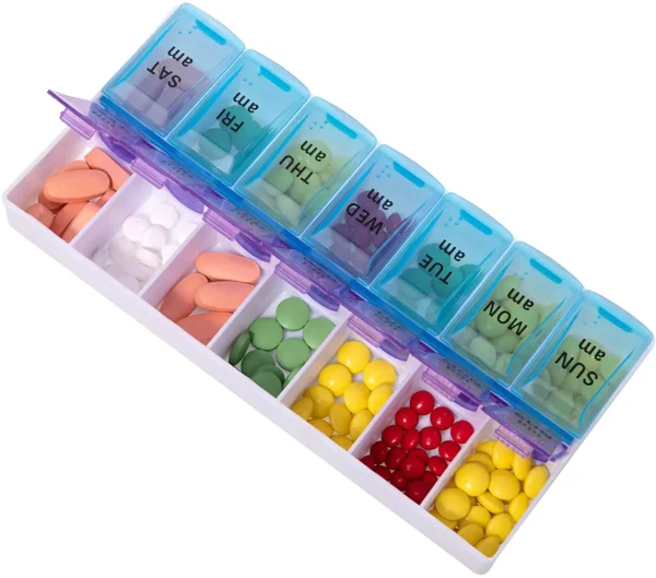 BS0096J-Weekly Pill Box AM/PM