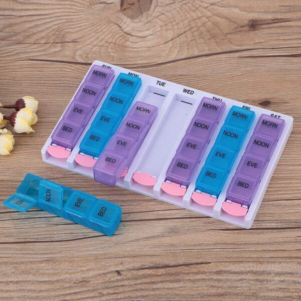 BS0695J-Weekly Pill Box Push Button