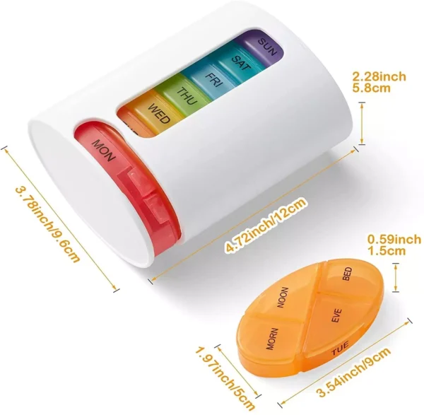 BS0313J-Weekly Pill Box Stackable - Image 2